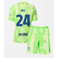 Echipament fotbal Barcelona Eric Garcia #24 Tricou Treilea 2024-25 pentru copii maneca scurta (+ Pantaloni scurti)